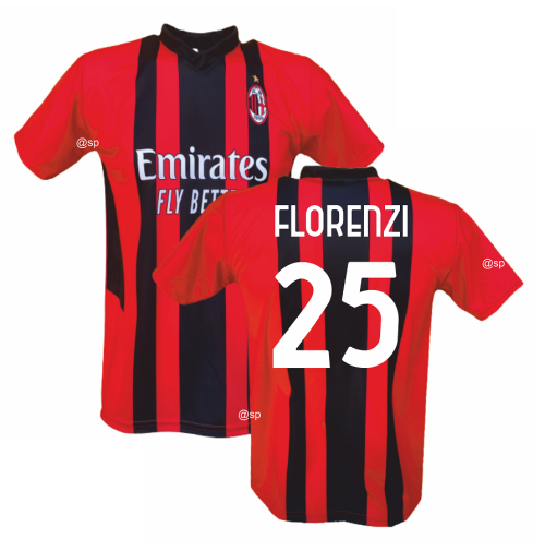 Maglia Milan Florenzi 25 ufficiale replica 2021/22 prodotto ufficiale